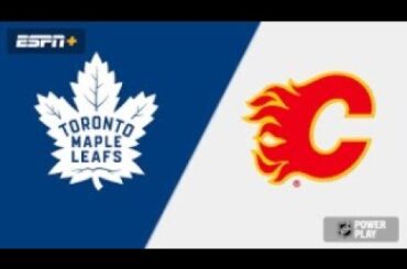 "Response" Maple Leafs (21-13-8) vs. Flames (21-18-5) NHL P-B-P/Color w/Cooper Hopkins 1-18-24
