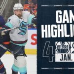 Seattle Kraken at Edmonton Oilers | 1/18 Game Highlights