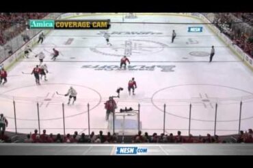 Marcus Johansson Takes Advantage of Bruins Poor Transition Defense to Score Goal in Capitals Win