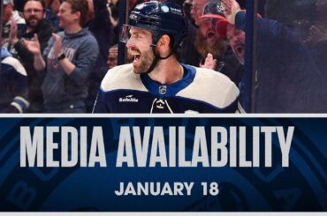 Boone Jenner is expected to return to Blue Jackets lineup Friday | Media Availability (1/18/24)