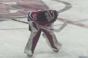 Nico Daws NJ Devils Warmup Action 1/24 Before Montreal Canadiens Game