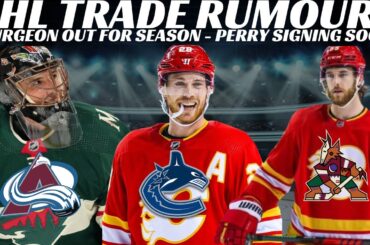 NHL Trade Rumours - Canucks, Flames & Avs + Canes Claim Martin & Pinto & Protas Sign