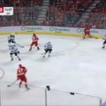 Connor Zary Scores His First NHL Goal On His First NHL Shot In His First NHL Game!