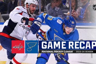 Capitals @ Blues 1/20 | NHL Highlights 2024