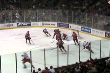 Hockey IQ - Xavier Ouellet controls the play and helps the Grand Rapids Griffins skate downhill