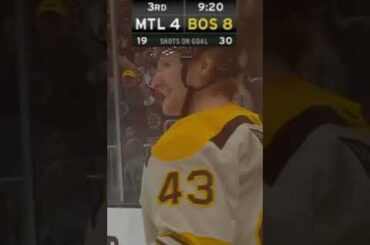 9 GOALS & HEINO 🎩🎩🎩 vs Habs #nhlbruins