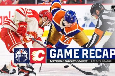 Oilers @ Flames 1/20 | NHL Highlights 2024