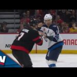 Senators' Brady Tkachuk Drops The Gloves With Jets' Brenden Dillon After Hit On Dominic Toninato
