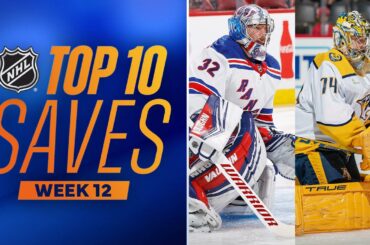 Top 10 Saves from Week 12 | 2023-24 NHL Season