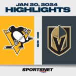 NHL Highlights | Penguins vs. Golden Knights - January 20, 2024
