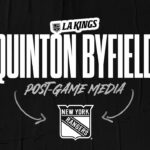 Forward Quinton Byfield | 01.20.24 LA Kings Win over New York Rangers | Postgame Media