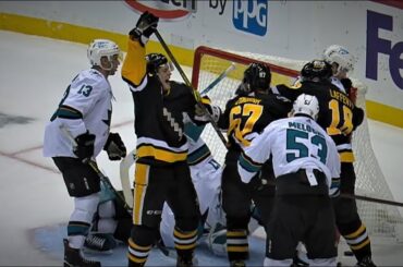 Kasper Bjorkqvist With His First NHL Goal Gives The Penguins The 5-1 Lead