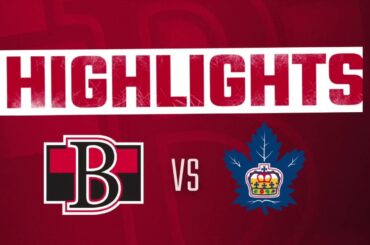 HIGHLIGHTS: Belleville Senators vs Toronto Marlies (Jan.14/24)