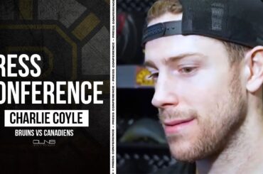 Charlie Coyle: "We still don't feel like we're playing to our best" | Bruins vs Canadiens Postgame