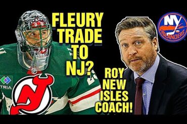 Marc Andre Fleury Trade To The NJ Devils? Patrick Roy New Head Coach Of NY Islanders
