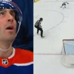 Evan Bouchard couldn't believe that he scored this longest goal of the season across the entire rink