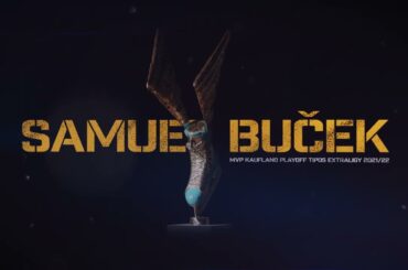 Samuel Buček - najužitočnejší hráč Kaufland playoff Tipos Extraligy 2021/22 (Zlatá korčuľa)