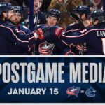 A shootout win! Hear postgame comments from inside the locker room. | Postgame Media (01/15/24)