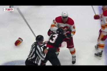 Zach Sanford Vs Erik Gudbranson NHL Scrap 11/14/21