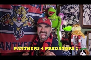 Florida Panthers Beat Nashville Predators 4-1 Stolarz Stars!