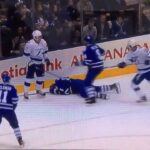 Paul Ranger hit from behind by Alex Killorn (3/19/2014)