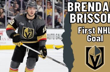 Brendan Brisson #19 (Vegas Golden Knights) first NHL goal Jan 20, 2024