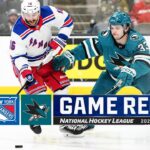 Rangers @ Sharks 1/23 | NHL Highlights 2024