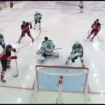Michael McLeod’s Shot Is So Hard It Knocks Wedgewood’s Helmet Off! #NJDevils #TexasHockey