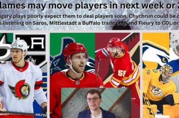 NHL Trade Rumours: Flames moves coming, Chychrun going West + Mittlestadt, Fleury and Saros news.