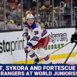 Rangers' Perreault, Sykora and Fortescue primed to compete at World Juniors! What to expect?!
