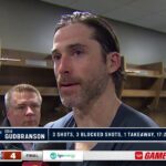 Erik Gudbranson said the Blue Jackets did some good things and it's tough to leave without the win