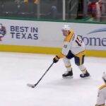 Denis Gurianov assists on Novak's goal vs Stars (12 jan 2024)