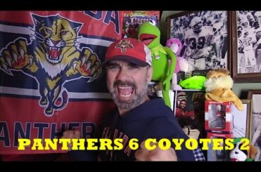 Florida Panthers Beat Arizona Coyotes 6-2 Tkachuk Reinhart Lundell