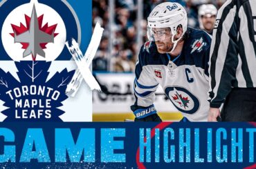 Toronto Maple Leafs vs. Winnipeg Jets - Game Highlights