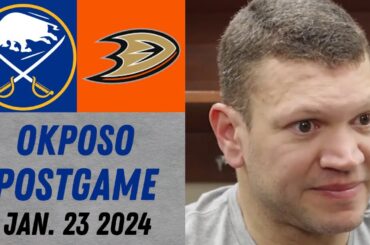 Kyle Okposo Postgame Interview vs Anaheim Ducks (1/23/2024)
