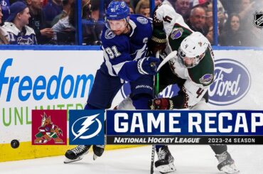 Coyotes @ Lightning 1/25 | NHL Highlights 2024