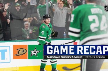 Ducks @ Stars 1/25 | NHL Highlights 2024