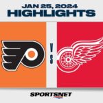 NHL Highlights | Flyers vs. Red Wings - January 25, 2024