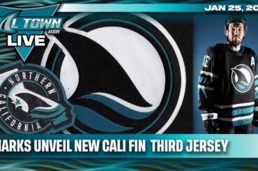 San Jose Unveil New Cali Fin Third Jersey - 1/25/2024 - Teal Town USA Live