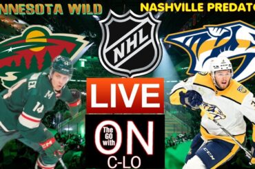 🔴Nashville Predators Vs. Minnesota Wild. Live NHL Hockey.  Play by Play, Audio, and Fan Chat.