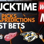 NHL Predictions, Picks & Odds | Flyers vs Red Wings | Predators vs Wild | PuckTime Jan 25
