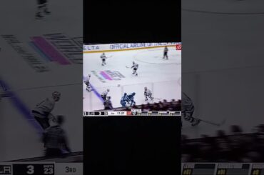 Mikey Anderson Hits Jack Studnicka #nhl #hockey #lakings #sharks