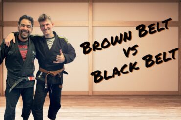 BJJ Brown Belt Training Rounds  - vs Black Belt/Brown Belt