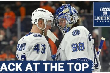 Getting back into the top three of the Atlantic Division. Nikita Kucherov's big two-goal night