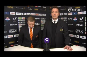 Lauri Marjamäki erittäin pettyneenä hävityn sarjan jälkeen