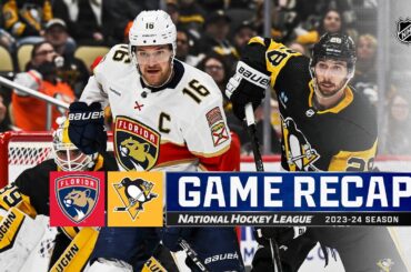 Panthers @ Penguins 1/26 | NHL Highlights 2024