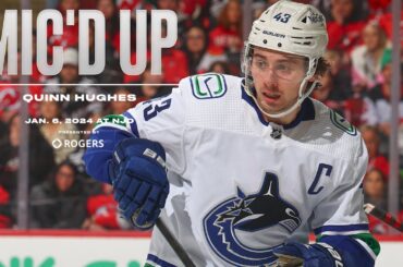 Mic'd Up - Quinn Hughes vs. Devils (Jan. 6, 2023)