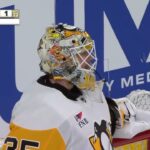 Pavel Dorofeyev scores goal against Tristan Jarry / 20.01.2024