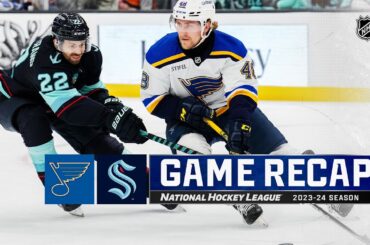 Blues @ Kraken 1/26 | NHL Highlights 2024