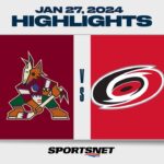 NHL Highlights | Coyotes vs. Hurricanes - January 27, 2024